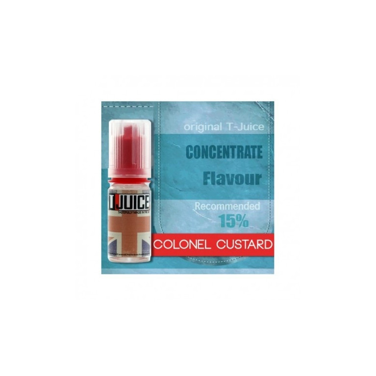 T JUICE Concentré Colonel Custard 10 ml df.