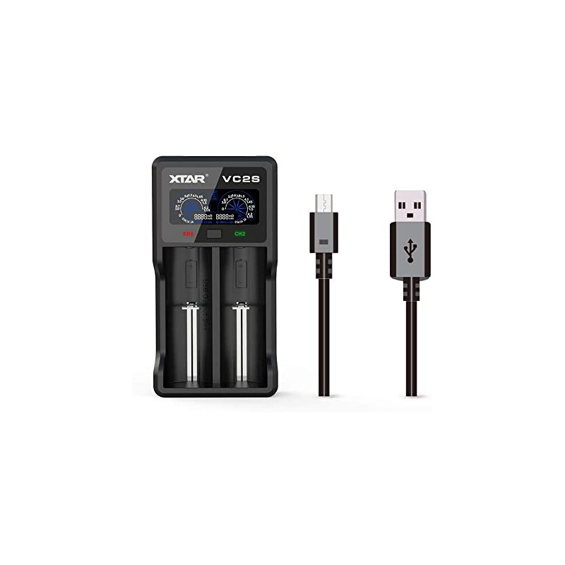 Chargeur Accus Duo VC2S Xtar Light